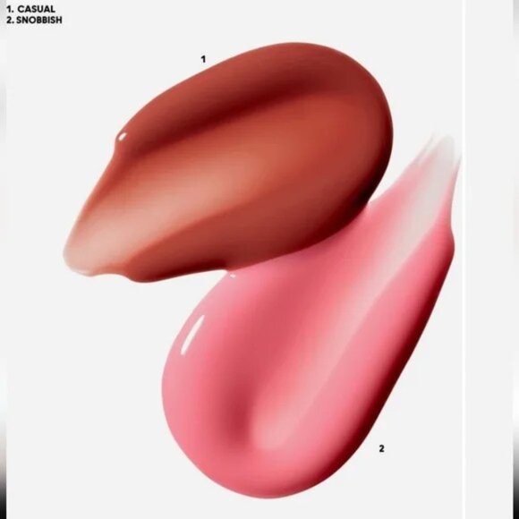 MAC Cosmetics Nightmode Gloss Lipglass Air Duo Snobbish / Casual NEW in BOX - Picture 1 of 13